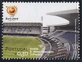 Timbre: UEFA 2004. Les stades.