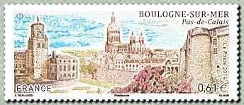 Timbre: Boulogne sur Mer - Pas-de-Calais  