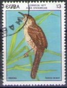Timbre: Oiseaux de Cuba. Ferminia cerverai