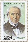 Timbre: $ Centenaire de la mort d'Henri Wallon