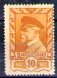 Timbre: Pr&eacute;sident Masaryk