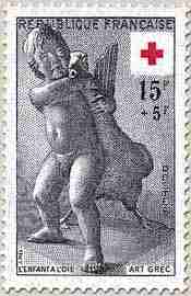 Timbre: L'enfant &agrave; l'oie