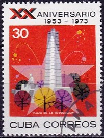 Timbre: 20e anniversaire de la R&eacute;volution