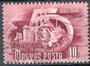 Timbre: Plan quinquennal - Sid&eacute;rurgie