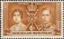 Timbre: Couronnement de George VI