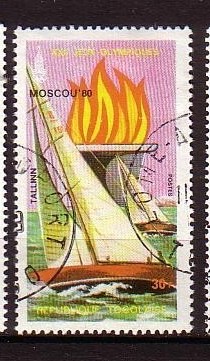 Timbre: 22e Jo de Moscou-voiliers