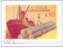 Timbre: Chile Exporta Maderas