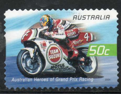 Timbre: Champions de courses de moto