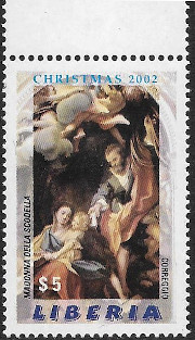 Timbre: Noel 2002 le Corr&egrave;ge 