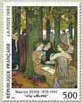 Timbre: Maurice Denis. Les Muses