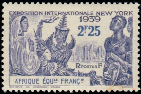 Timbre: Exposition internationale de New-York