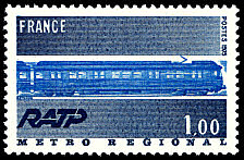 Timbre: RATP - M&eacute;tro R&eacute;gional