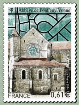 Timbre: Abbaye de Pontigny - Yonne