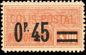 Timbre: Colis Postaux - CP37