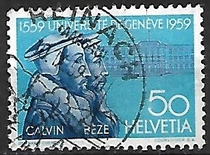 Timbre: 400 ans de l'Universit&eacute; de Gen&egrave;ve