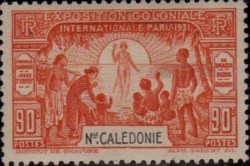 Timbre: Exposition coloniale de Paris - 1931.