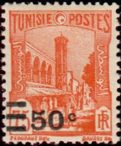 Timbre: Mosqu&eacute;e / surcharg&eacute;