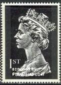 Timbre: Elizabeth II ( dent. 14 x 15 Typographie)