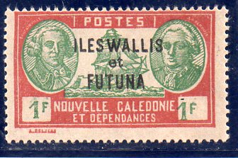 Timbre: Bougainville et J.F. de Galaup sans RF.