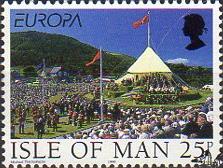 Timbre: Europa - Assembl&eacute;e du Parlement &agrave; Tynwald Hill