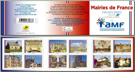 Timbre: Nos belles mairies de France