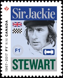 Timbre: F1- TM au Canada - Jackie Stewart 