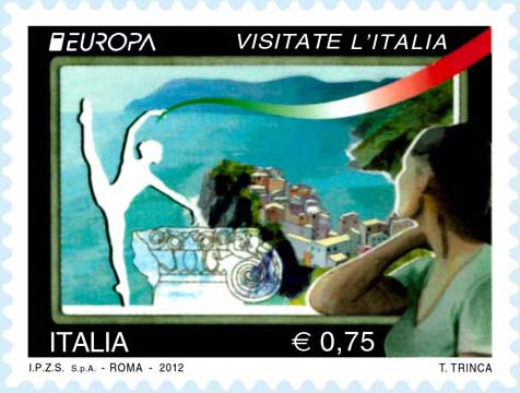 Timbre: Europa : Visitez l'Italie