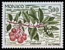 Timbre: Les 4 saisons de l'arbousier - automne