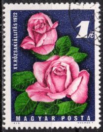 Timbre: 15e exposition de roses, Budapest