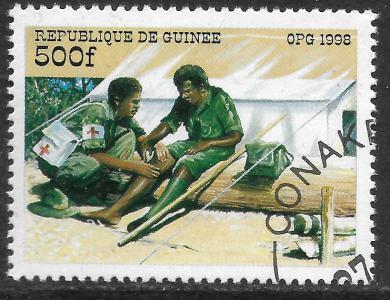 Timbre: Scoutisme - Aide humanitaire