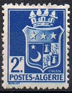 Timbre: Armoirie d'Oran