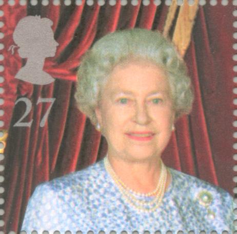 Timbre: 100 ans de la Reine M&egrave;re