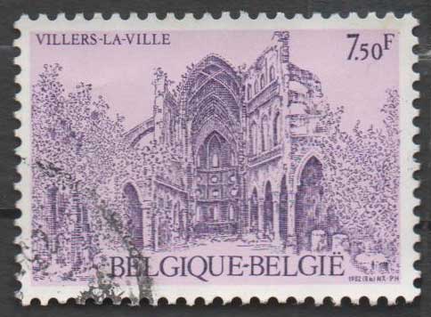 Timbre: Villers-la-ville : ruine de l'abbaye