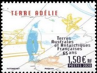 Timbre: Terre Ad&eacute;lie, Dumont d'Urville