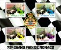 Timbre: 75 ans grand prix Monaco - le Bloc