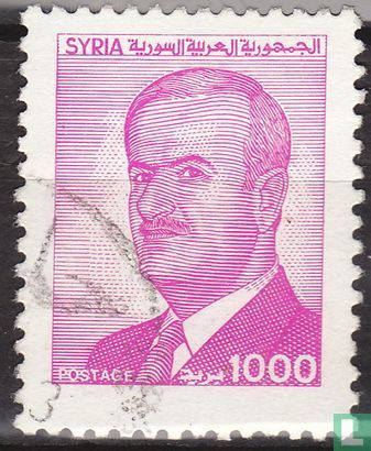 Timbre: Le Pr&eacute;sident Hafez al - Assad