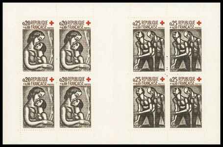 Timbre: Carnet Croix Rouge de 1961