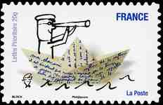 Timbre: 	Sourires avec les personnages du dessinateur Serge Blo