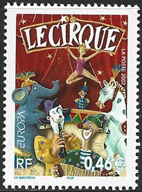 Timbre: Europa. Le cirque