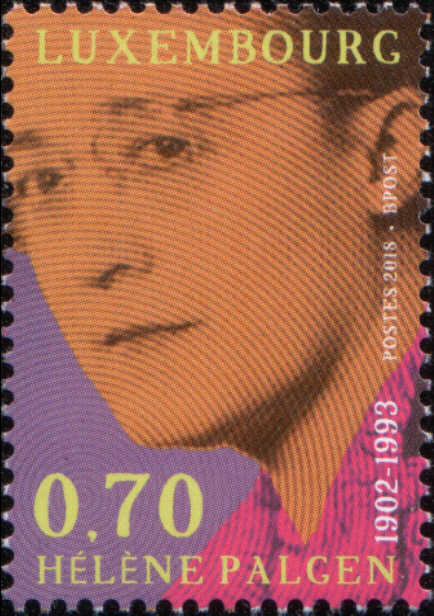 Timbre: H&eacute;l&egrave;ne Palgen 1902-1993, enseignante et linguiste luxem