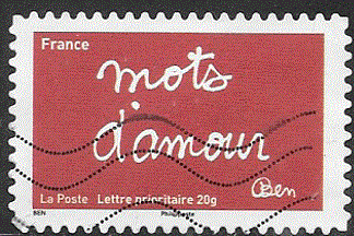 Timbre: Mots d'amour