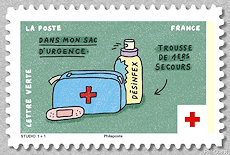 Timbre: Trousse de 1ers secours