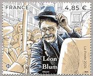 Timbre: accords de Matignon -L&eacute;on Blum