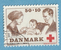 Timbre: Surtaxe au profit de la croix rouge