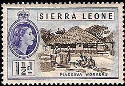 Timbre: Pr&eacute;paration piassava
