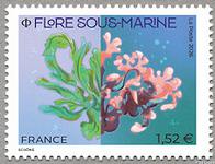 Timbre: Flore sous marine