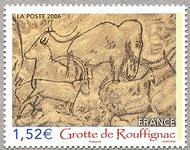 Timbre: Grotte de Rouffignac, peinture rupestre