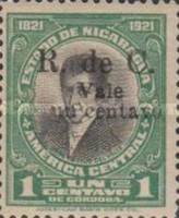 Timbre: Effigie avec surcharge