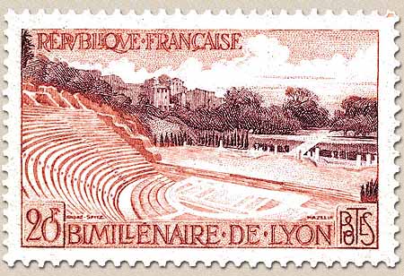 Timbre: Bimill&eacute;naire de Lyon