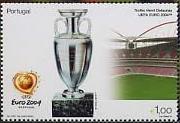 Timbre: UEFA 2004. Coupe.